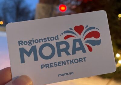 Julklappstips! Mora Köpstads presentkort